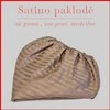 Satino paklodė su guma 100/140/160/180x200+30cm. - 180x200+30cm.