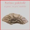 Satino paklodė su guma 100/140/160/180x200+30cm. - 100x200+30cm.