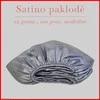 Satino paklodė su guma 100/140/160/180x200+30cm. - 180x200+30cm.