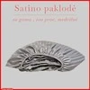 Satino paklodė su guma 100/140/160/180x200+30cm. - 180x200+30cm.