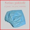Satino paklodė su guma 100/140/160/180x200+30cm. - 160x200+30cm.
