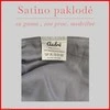 Satino paklodė su guma 100/140/160/180x200+30cm. - 160x200+30cm.
