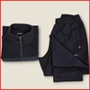 Sportinis kostiumas - Juoda - 7/8XL - švarko krūtinė 74 cm./ ūgis 82 cm. kelnių juosmuo - 49/67 cm., klubai - 76 cm.
