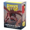 Dragon Shield: Standard Dual Sleeves: Crimson & Sidabrinis [Matte] (100 Sleeves)