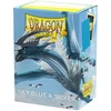 Dragon Shield: Standard Dual Sleeves: Sky Mėlyna & Sidabrinis [Matte] (100 Sleeves)