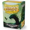 Dragon Shield: Standard Sleeves: Emerald [Matte] (100 Sleeves)