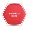 Songmics 2 hanteliai, raudonos spalvos