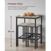 Vasagle Baro stalas 60 x 60 x 92 cm