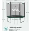 Batutas Ø 183 cm su tinkleliu sodui tamsiai žalias
