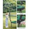 Batutas Ø 427 cm su vidiniu tinkleliu juodos ir tamsiai žalios spalvos