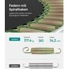 Batų lentyna su užvalkalu 58 cm pilka