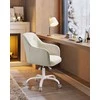Songmics Biuro kėdė iki 110 kg cappuccino beige