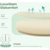 Songmics Biuro kėdė su tinkleliu ir paminkštinta juosmens atrama