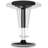 Songmics Darbo taburetė 60-85 cm juoda