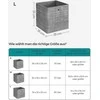 Songmics Aufbewahrungsbox 33cm 6er-Set grau meliert