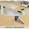 Songmics Reguliuojamo aukščio stalas 160 x 70 x 72-120cm