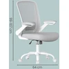 Ergonominė biuro kėdė, sukiojama kėdė su sūpavimo funkcija, tinklinė kėdė