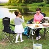 Songmics 2 stovyklavimo kėdžių rinkinys