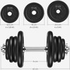 Songmics Ketaus hanteliai 50 kg