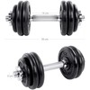 Songmics Ketaus hantelių rinkinys 30 kg