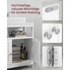 Songmics Vasagle Waschbeckenschrank mit Lamellentüren