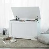 Vasagle Balta MDF skrynia