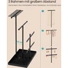 Songmics Metalinis papuošalų stovas su aksominėle dėkliuke