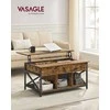 Songmics Vasagle Reguliuojamo aukščio žurnalinis staliukas 60 x 100 x (48-62) cm
