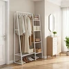 Songmics Drabužių stovas su 5 lentynomis, baltas, 40x101,7x153,3 cm