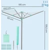 Songmics Skalbinių džiovyklė 45 m