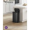 Songmics Automatinė šiukšliadėžė su sensoriumi ir soft-close dangčiu, 50 L