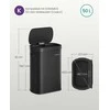 Songmics Automatinė šiukšliadėžė su sensoriumi ir soft-close dangčiu, 50 L