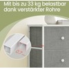 Songmics Komoda su 6 audinio stalčiais