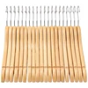 SONGMICS Songmics vaikų pakabos, 20 vnt., medinės, natūralios, 35 cm