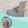 SONGMICS spintos organizatorius, 4 vnt. rinkinys, sulankstomas stalčių organizatorius su 6 skyreliais