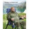 Songmics Sulankstoma kėdė mėlyna