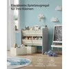 Songmics Vaikiška lentyna su 7 dėžėmis iš neaustinės medžiagos, balandiškai pilkos spalvos
