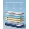 Lova Songmics Spyruoklinis čiužinys 200 x 90 x 25 cm