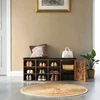 Songmics Batų suolelis VASAGLE 110x30x48 cm su 9 skyreliais