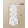 Songmics Sukama knygų lentyna 40 × 40 × 124,6 cm
