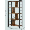 Songmics Knygų lentyna VASAGLE 74x30x154,5 cm