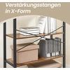 Songmics Knygų lentyna VASAGLE 80x30x153 cm