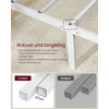 Songmics Metalinis viengulės lovos rėmas 207x141,5x86,2 cm