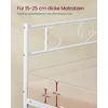 Songmics Metalinis viengulės lovos rėmas 207x141,5x86,2 cm