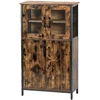 Songmics Virtuvės spintelė VASAGLE su reguliuojamomis lentynomis 60x30x108 cm