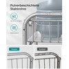 Songmics 2 metalinio sidabro spalvos virtuvės spintelių organizatorių rinkinys