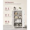 Vasagle Badezimmerschrank mit 4 Türen klassikweiß