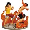 Banpresto One Piece Dramatic Memories Ace &amp; Luffy Ichibansho figure 15cm