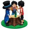 Banpresto One Piece Dramatic Memories Ace &amp; Sabo &amp; Luffy Ichibansho figure 10cm
