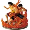 Banpresto One Piece Dramatic Memories Ace &amp; Luffy Ichibansho figure 15cm